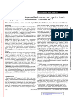 DHA Supplementation Improved Both Memory and Reaction Time in Healthy Young Adults: A Randomized Controlled Trial