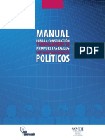 Manual para La Construcción y Mejoramiento de Propuestas de Los Partidos y Movimientos Políticos