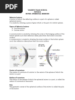 Spherical Mirrors PDF