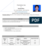 Resume of Ahsanul Hoq PDF