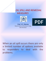 Offshore Oil Spill Remedial Measures