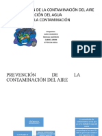 PREVENCION DE LA CONTAMINACION