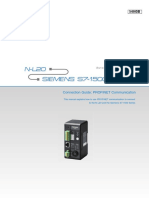 N-L20 Siemens S7-1500 Series: Connection Guide: PROFINET Communication