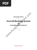 Overall Banking System of Al Arafah Islami Bank LTD