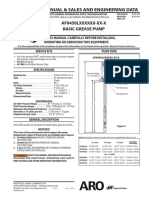 Operator'S Manual & Sales and Engineering Data: AF0450LXXXXXX-XX-X Basic Grease Pump