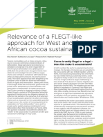 The Relevance of a FLEGT-like Approach for West and Central African Cocoa Sustainability