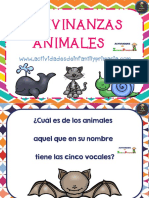 Adivinanzas de Animales 1 5 PDF