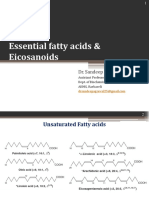 Essential Fatty Acids & Eicosanoids: Dr. Sandeep Agrawal MD DNB