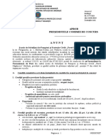 Anunt Sef - Formatiune