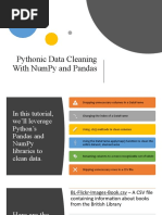 Pythonic Data Cleaning With Numpy and Pandas