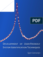 Development of User-Friendly System Identification Techniques