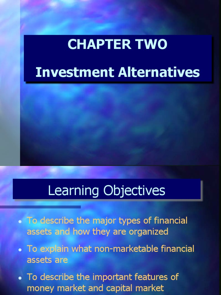 Investment Alternatives PDF Derivative (Finance) Bonds (Finance)