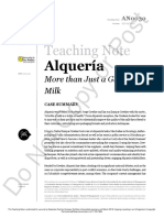 Alquería More Than A Glass of Milk Part Teaching Note PDF