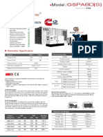 Planta Electrica de 100kva 88kw Motor Yto Tipo Stamford GSPA80S Cabinada Abierta