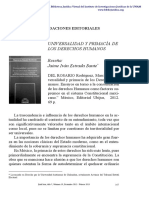 Universalidad y Primacía de Los DH PDF