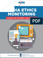 Media Ethics Report June 15 30