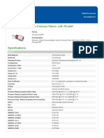 Instrumentation Quick-Connect Stems, With Shutoff: SS-QC6-D-4PF