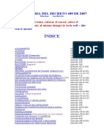 Final Decreto 409 de 2007 Articulado