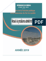 Manuel Des Procedures Administratives