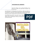 La Patologia Del Concreto