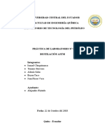 Informe Práctica 8 Destilación ASTM