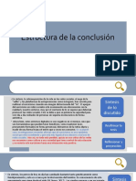 Estructura de La Conclusion