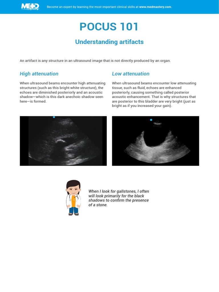 Understanding Artifacts PDF Medical Ultrasound Attenuation