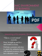 Economic Environment of Business