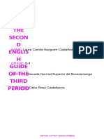 Devel Opmen TOF THE Secon D Englis H Guide of The Third Period