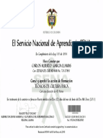 El Servicio Nacional de Aprendizaje SENA: Carlos Alberto Garcia Llamas