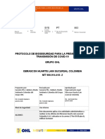 CO-CO-SYS-PT-003 Protocolo de Bioseguridad Obrascon Huarte Lain Suc Colombia VO