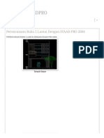 Tutorial STAADPRO_ Perencanaan Ruko 2 Lantai Dengan STAAD PRO 2004