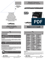 Manual de Instrucoes Autotransformador Serie CP - 3000va A 5000va - Versao 1.1