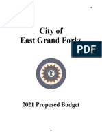 Aug. 12 East Grand Forks 2021 Preliminary Budget