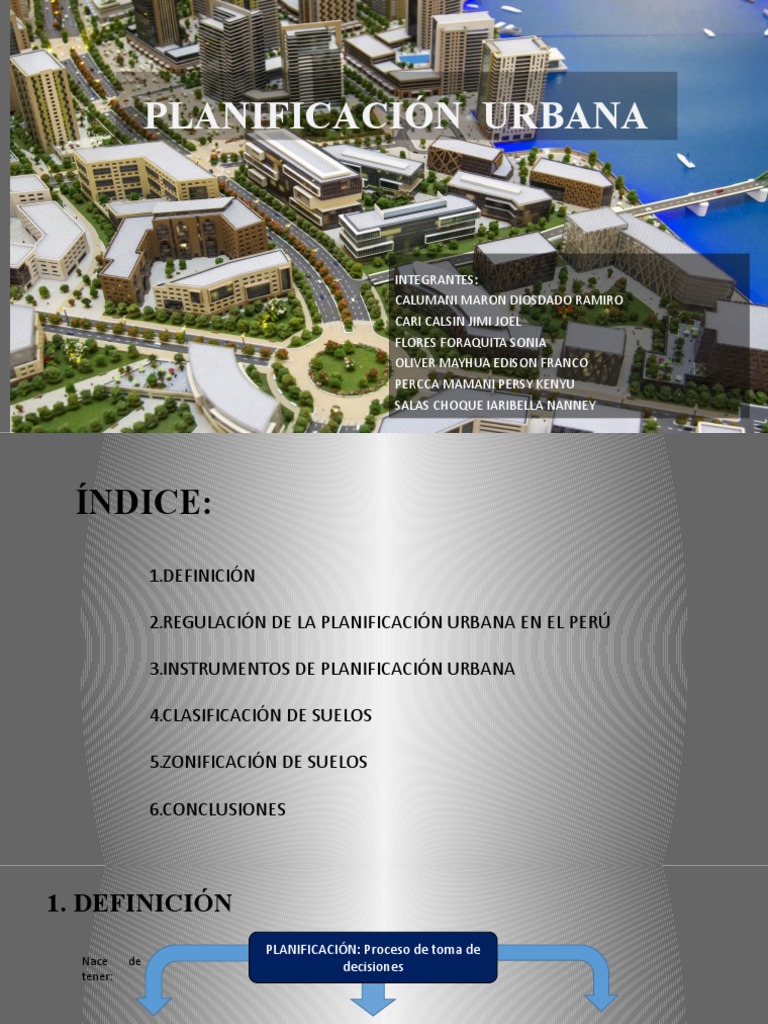 Planificación Urbana Grupo 4 Pdf Planificación Urbana Urbano