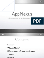 Appnexus: Infrastructure For A Connected World