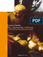 CRITCHLEY - La Demanda Infinita (Introducción y Cap I)