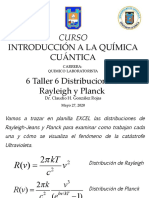 7 Taller 6 Distribucion Rayleigh y Planck