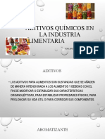 Aditivos Químicos en La Industria Alimentaria Yorlenis Carrillo 1
