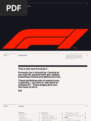 F1 Master Brand Guidelines