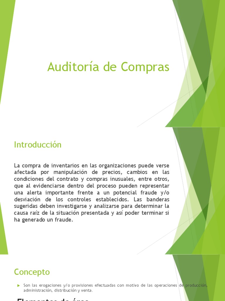 Auditoría de Compras y Control Interno | PDF | Auditoría | Business