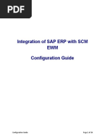 Integration of SAP ERP With SCM EWM Configuration Guide