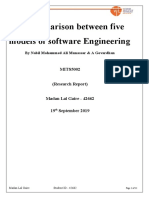 A Comparison Between Five Models of Software Engineering: MITS5002