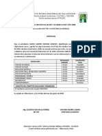 Certificado Escolar de Valorizacion Año 2006 PDF