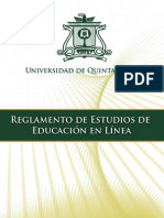 Reglamento de Estudios de Educacion en Linea