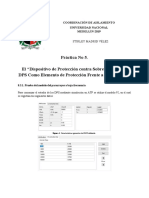 COORDINACIÓN DE AISLAMIENTO PRACTICA 5