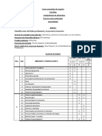 Plan de estudios para Técnico en Bromatología