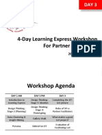 Training Workshop (Partner) Day 3, 26-29 July 2016