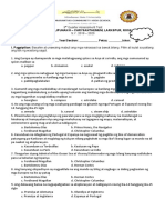 3rd Quarter Assessment Test 2019-2020