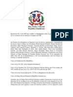 Unidad 1. Recurso 5. Resolución de la Suprema Corte de Justicia de la República Dominicana 1734-2005